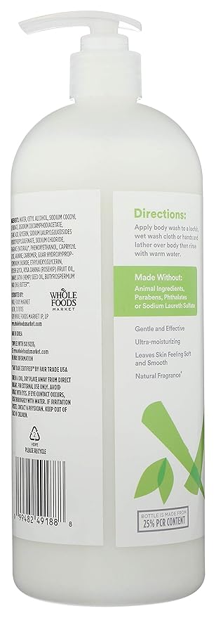 365 by Whole Foods Market, Body Wash Moisturizing Aloe & White Tea, 32 Fl Oz