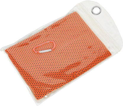 Portable Quick Dry Gym Towel Wicking Workout Cooling for Hiking Gym Sports Light Weight Washcloth Compact Travel Cooling Sweat