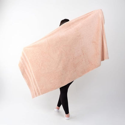 SOFE H&L | Olea Luxury Cotton Turkish Bath Towels Set of 4 Blush | Premium, Soft, Durable, Absorbent | Hotel Quality Plush Towels and Thick Towel Sets