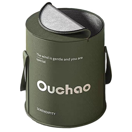 Foot Bath Basin Portable Travel Collapsible Foot Basin Folding Foot Bath Tub Soaking Feet Bucket for Camping Outdoor Washing Green