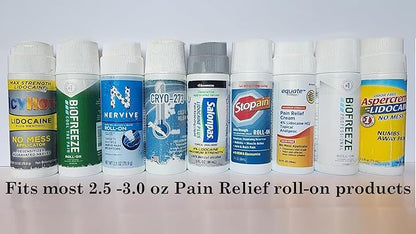 The "Original" Back Assist Roller Reacher. Compatible with Biofreeze and Most Pain Relief Roll on Brands. Helps You get to Those Hard to Reach Areas of The Body with This Lotion applicator.