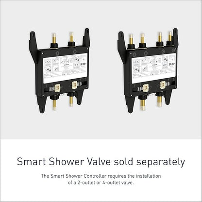 Moen Terra Beige Smart Shower 4-Outlet Digital Shower System Controller for Thermostatic Shower Valve, TS3304TB