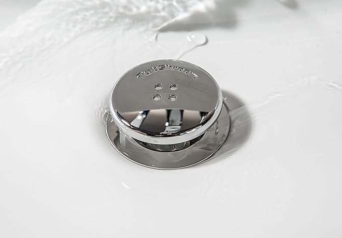 TubShroom and SinkShroom Drain Protectors Hair Catchers for Bathtubs and Sinks, Chrome