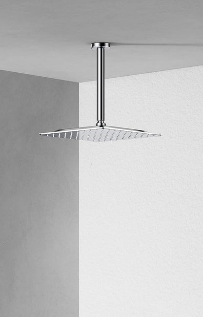 VBFF-Shower Head,rain shower head, 8 inch- Square Shower Head, 1.8 GPM Flow Rate, rainfall showerhead,VBFF07 (Chrome)