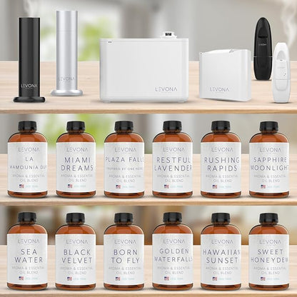Levona Scent Essential Oil - Fresh Aroma for Home, Office, Hotel & Spa, Perfect in Humidifiers and Diffusers, Luxury Fragrance, With Grapefruit, Citrus, Vanilla Notes - 700ml/ 23 fl oz, Rushing Rapids