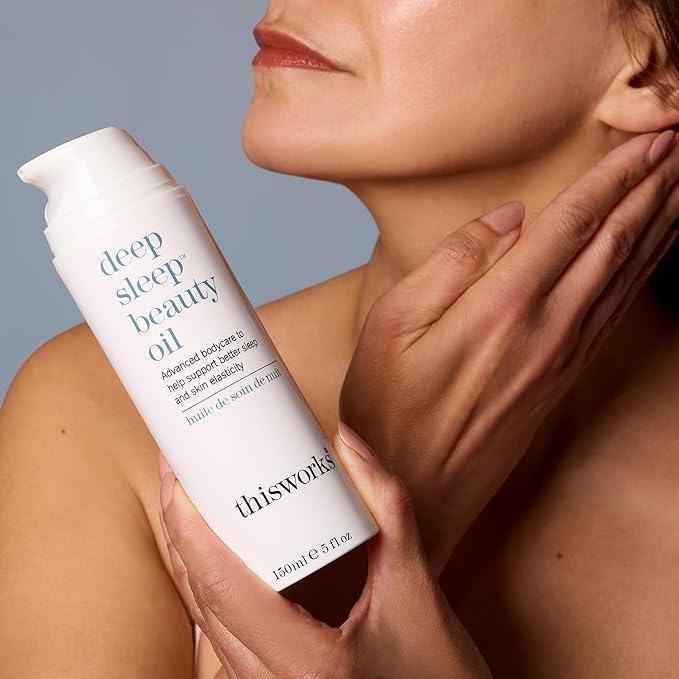 THISWORKS Deep Sleep Beauty Oil – Clinically Proven Nighttime Treatment with Bakuchiol & Botanical Oils, Improves Skin Elasticity & Barrier Function, 5 Fl Oz