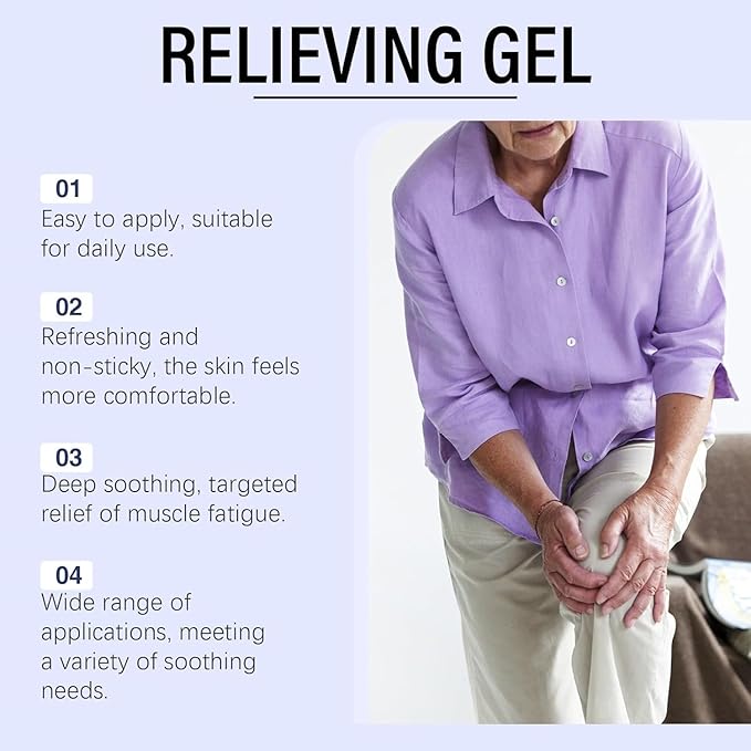 Soothing Cooling Gel 100g, Relieving Body, Pain Relieving, Sports Soothing Cooling Gel Body Care Lotions, Fast Absorbing for Women and Men