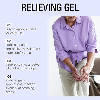 Soothing Cooling Gel 100g, Relieving Body, Pain Relieving, Sports Soothing Cooling Gel Body Care Lotions, Fast Absorbing for Women and Men
