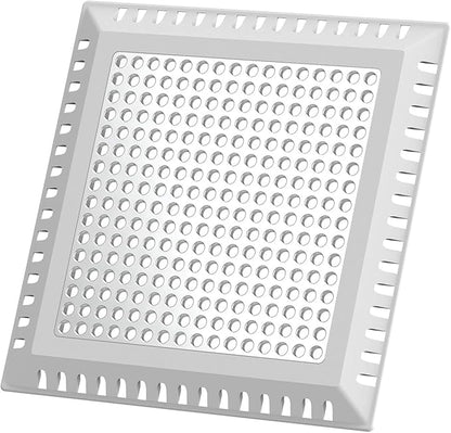 Shower Drain Hair Catcher/Drain Strainer/Shower Drain Cover for Bathroom Floor Drain, Stainless Steel and Silicone (Patented Product)
