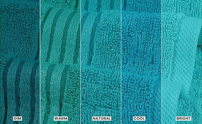 Utopia Towels 6 Piece Premium Hand Towels Set, (16 x 28 inches) 100% Ring Spun Cotton, Lightweight and Highly Absorbent Towels for Bathroom, Travel, Camp, Hotel, and Spa (Turquoise)