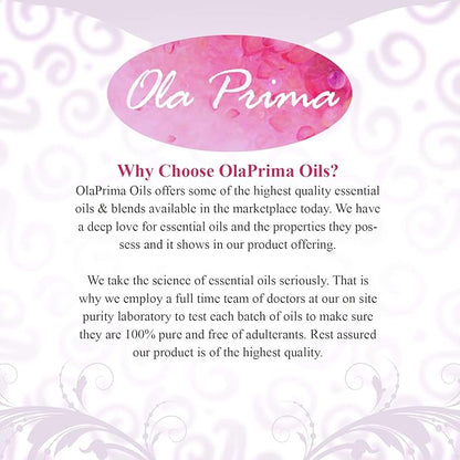 Ola Prima Tea Tree Essential Oil 8oz Pure Bulk - Therapeutic Grade Tea Tree Oil for Aromatherapy