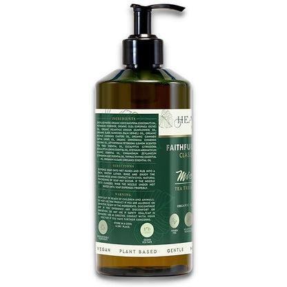 Liquid Castile Soap | Organic Olive and Coconut Oils | Non Drying Formula For All Skin Types | Naturally Fragranced Essential Oils (Tea Tree)
