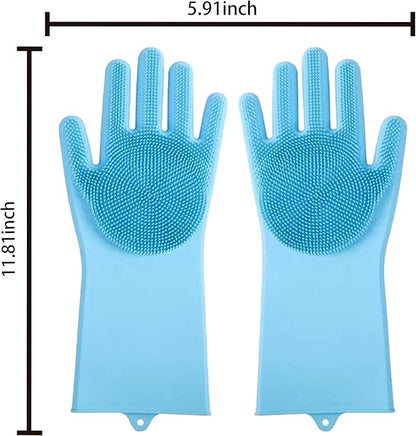 6PCS Pet Grooming Gloves |Pet Bath Brush|Pet Washing Gloves|Dog Bath Supplies|Dog Bath Brush | Dog Bath Gloves |for Bathing and Massaging Dogs and Cats