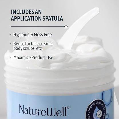 NATURE WELL Clinical Rejuvenate & Tone Retinol Intense Moisture Cream 2.0 for Face, Body, & Hands, Anti-Aging, Targets Discoloration, Wrinkles, Sun Damage, Crepey, & Sagging Skin, 16 Oz