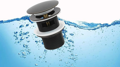 Freestanding Bathtub Drain Pop-up Stopper, Suitable for Most Bathtubs, Compatible With Drain Rough-in Kit (Oil Rubbed Bronze)