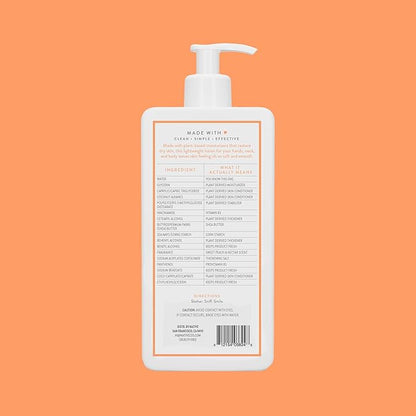 Native Body Lotion Contains Naturally Derived Plant-Based Moisturizers for Women and Men | Restores Dry Skin, Peach & Nectarine, 16.5 fl oz