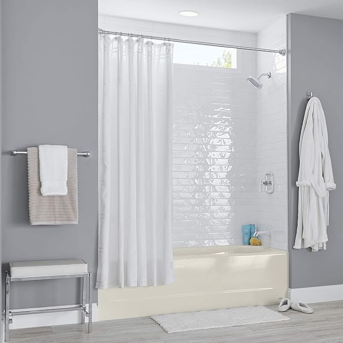 American Standard 2391202.222 Princeton 60 in. x 30 in. Americast Apron-Front Bathtub with Right Hand Drain, Linen