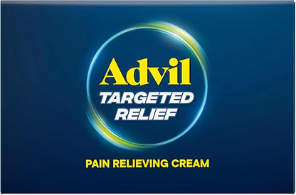 Advil Targeted Relief Pain Relieving Cream with Massage Applicator, Up to 8 Hours of Powerful Relief of Minor Arthritis Pain, Joint Pain, Lower Back Pain and Muscle Pain, 2.5 oz