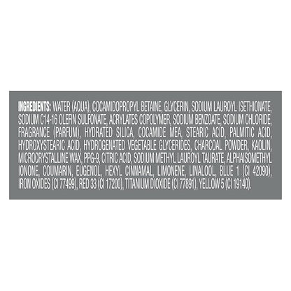 DOVE MEN + CARE Body and Face Scrub Charcoal + Clay Body Wash for Men with 24-Hour Nourishing Micromoisture Technology 30 oz
