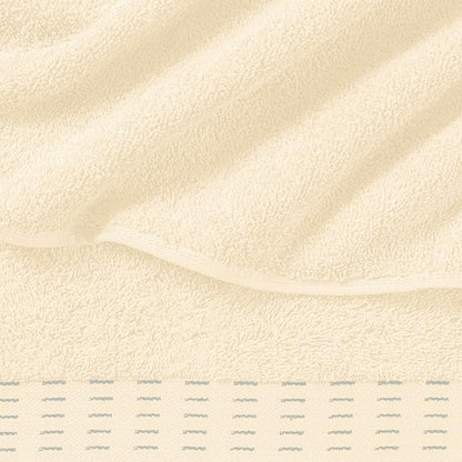 Cotton 2 Pack Oversized Bath Towel Set 28x55 inches, Large Bath Towels, Ultra Absorbant Compact Quickdry & Lightweight Towel, Ideal for Gym Travel Camp Pool - Ivory