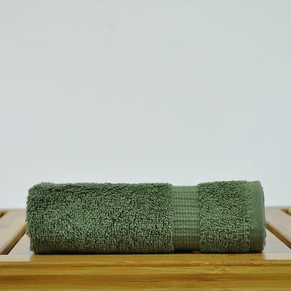 Luxury Hotel & Spa Quality, Quick Dry 100% Turkish Cotton 700 GSM, Eco Friendly Towel, for Bathroom, Gymand Kitchen Dobby Border Soft Hand Towel Set 16 X 30, Mix Color, Hand Towels - Set of 6