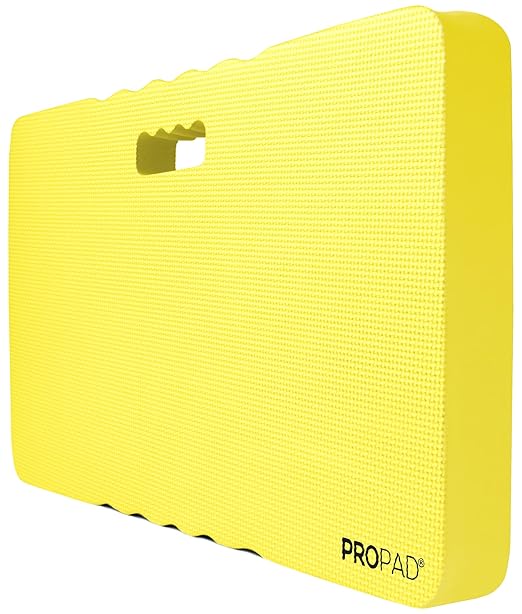 Thick Kneeling Pad, Garden Kneeler for Gardening, Bath Kneeler for Baby Bath, Kneeling Mat for Exercise & Yoga, Knee Pad for Work, Floor Foam Pad, 2X Large (XXL) 24 x 14 x 1.5 Inches, Yellow