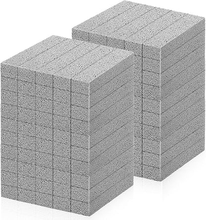 100 Pcs Pumice Stick for Toilet Cleaning, Pumice Stone for Cleaning Stove Grates, Oven, Bathroom, Grill, Kitchen, Sinks,Toilet Hard Water Stain Remover