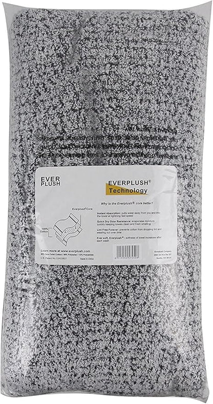 Everplush Diamond Jacquard Bath Sheet, 35" x 66", Gray