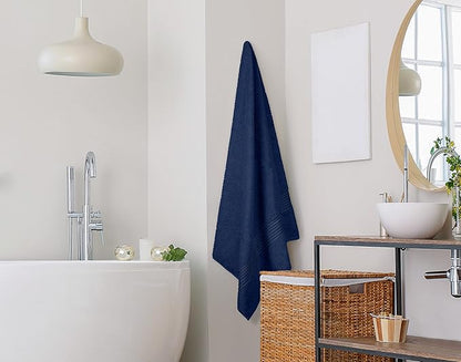 Utopia Towels Extra Large Bath Sheets 2 Pack, 35 by 70 Inches,100% Cotton Highly Absorbent & Quick Dry Bath Towel for Adults, Super Soft Towel, Navy