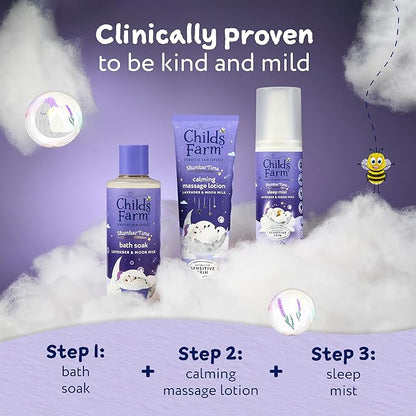 Childs Farm SlumberTime Bath Soak, Lavender & Moon Milk 250ml US