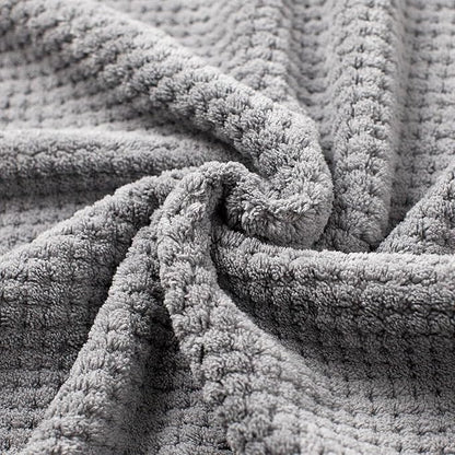Extra Large Bath Towels Set for Bathroom 30x60 Inches Super Soft Light Weight Quick Dry Microfiber Shower Towels (Grey,6 Piece)