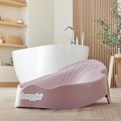 Shnuggle | Newborn Baby Bath Support | Ergonomic Soft-Touch Seat | Lightweight Non-Slip Base | Compact | Perfect for Babies up to 6 Months