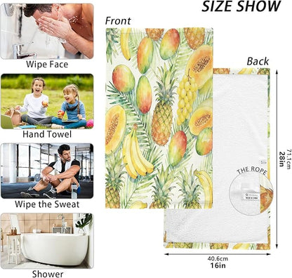 Pure Cotton,Towel Organic Cotton Bath Towels for Daily Washing Sets 16x28