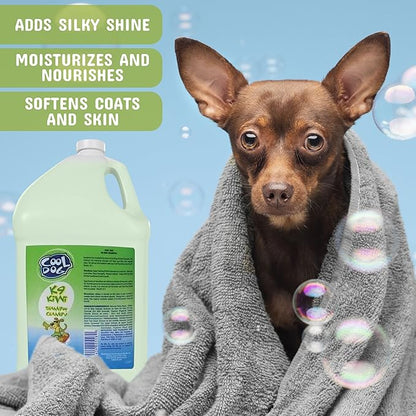 Pet Silk Cool Dog K-9 Kiwi Cucumber Shampoo, 128 Ounce