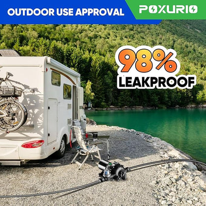 7GPM RV Water Pump, 70PSI 12V DC Fresh Water Pump, Self-Priming Diaphragm Water Pump with Pressure Switch and Filter for RV, Garden, Yacht, Camping
