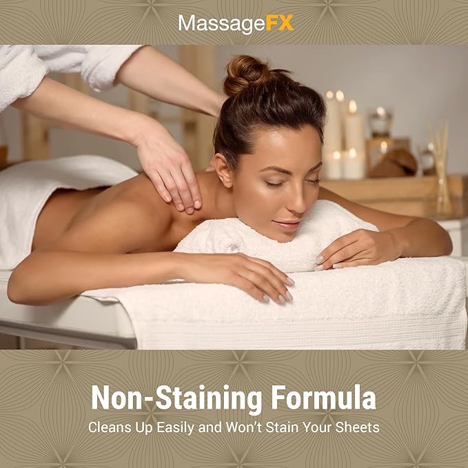 Massage FX Unscented Massage Lotion, 5 Gallon Bucket - Fragrance Free Bulk Bucket for Professional Massage Therapy - Can Refill Pump Bottles - Massage Sore Feet, Back, Face, Arms, Shoulders, and Legs