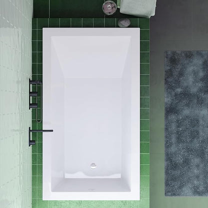 Swiss Madison Voltaire 48" x 30" Reversible Drain Drop-In Bathtub