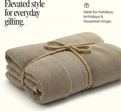 Preston Lane Douro Bath Mat – 100% Cotton, Plush & Absorbent Quick-Dry Bathroom Rug – Hotel-Quality Floor Mat for Shower or Tub, Made in Portugal, Eucalyptus