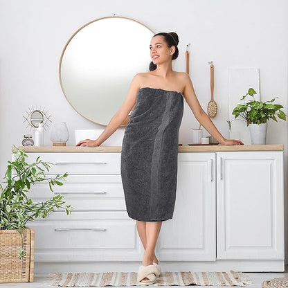 Utopia Towels Luxurious Jumbo Bath Sheet 2 Piece, 600 GSM, 35 by 70 Inches, 100% Ring Spun Cotton, Highly Absorbent and Quick Dry Extra Large Bath Towel, Super Soft Towel, Grey