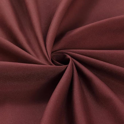 Extra Long Fabric Shower Curtain, Burgundy Ombre Microfiber Cloth Shower Curtains for Bathroom, Modern Waterproof Bathroom Curtains, 72" W x 84" H