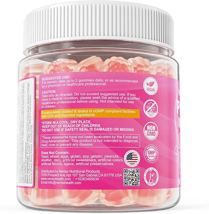 Prenatal Multivitamin Gummy for Women w/Methylfolate 1mg, Iron Choline Omega-3(DHA+EPA), Prenatal Vitamins for Women Gummies, Postnatal Vitamins | Before,During & After Pregnancy, Sugar Free,120Cts