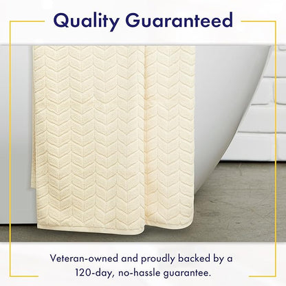 Ultra Soft & Stylish 700 GSM Luxury Bath Sheets | Pack of 2 | Extra Large 35x70 Inches | 100% Zero-Twist, Long-Staple Cotton | Remarkably Absorbent (Papyrus)