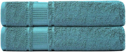 Melissa Linen, Fingertip Towels 4 Pack, 100% Turkish Cotton, Small Hand Towels for Body and Face, 12 x 18 in, Soft and Absorbent, Quick Dry, (Maldive Green Fingertip Hand Towels)