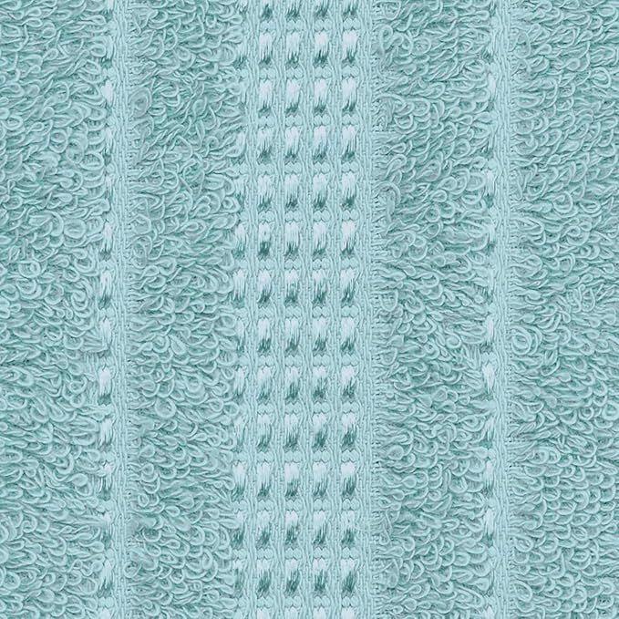 Melissa Linen, 2 Piece Hand Towel Set, 100% Turkish Cotton Face Hand Towels for Bathroom, 20 in x 35 in, Absorbent, Quick Dry, Durable and Soft, Spa and Hotel Quality, Aqua Green
