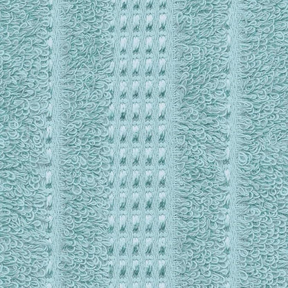 Melissa Linen, 2 Piece Hand Towel Set, 100% Turkish Cotton Face Hand Towels for Bathroom, 20 in x 35 in, Absorbent, Quick Dry, Durable and Soft, Spa and Hotel Quality, Aqua Green