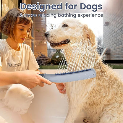 Dog Shower Attachment, Dog Shower With Metal Diverter, Pet Shower Attachment for Fast and Easy Dog Bathing, 3 Spray Modes One-Button Switch 8-Foot Hose For Indoor and Outdoor