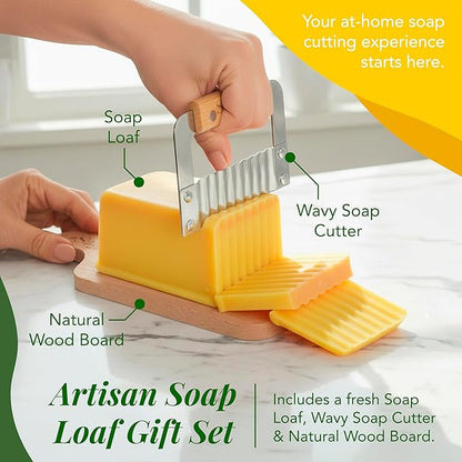 Saavy Naturals Handmade Soap Yuzu & Meyer Lemon - Plant-Based Ingredients(1LB)