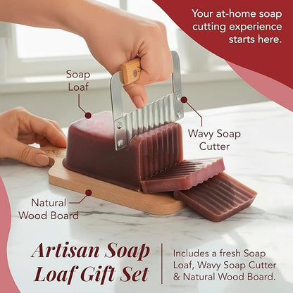 Saavy Naturals Soap Bar Patchouli Rose - Plant-Based Ingredients (1LB)