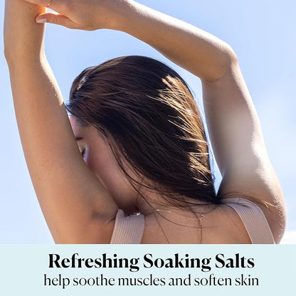 Sky Organics - Epsom Salt Bath Soak, 5 lbs - Magnesium Sulfate USP - 100% Pure, Medium Grain - Unscented - Soaking Bath Salts - Resealable Bag - Natural, Vegan & Cruelty Free - Self Care - Bath & Feet