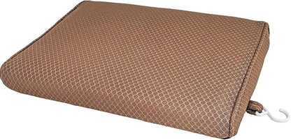 AEROiVi Shower Seat Cushion, Shower Chair Cushion for Transfer Benches in Bathtub, Cushion for Sauna, 3D Mesh Pad with Hook, Slip-Resistant, Design for Elderly, Senior, Handicap Disabled